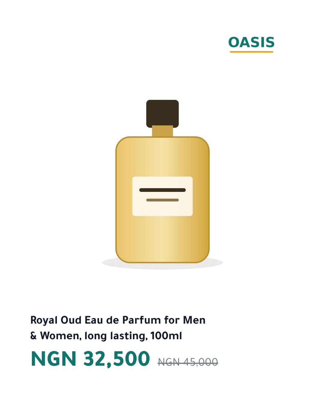 The Pay later template on a sample product, Portrait 4:5, in English