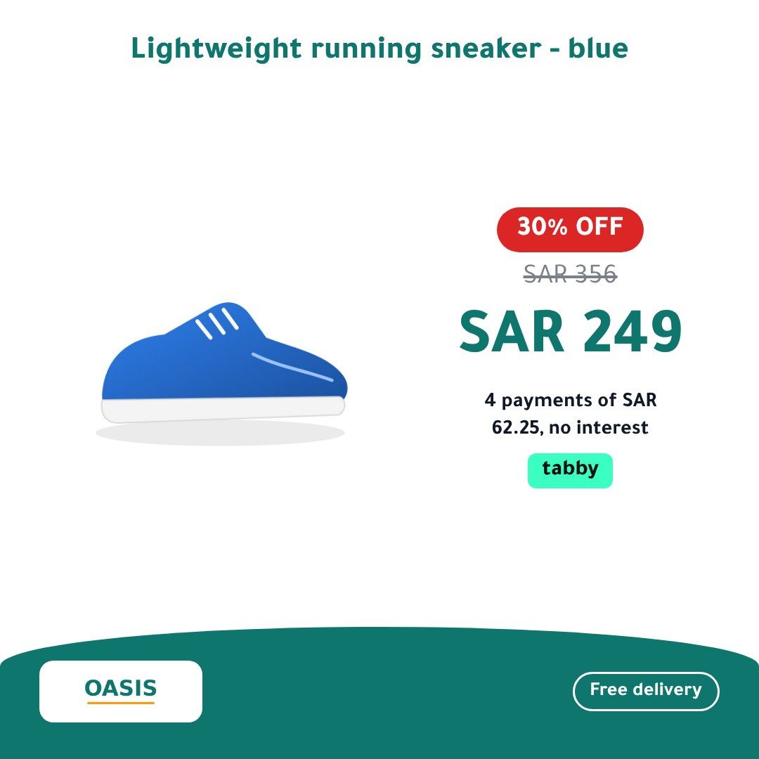The split template on a sample store’s product